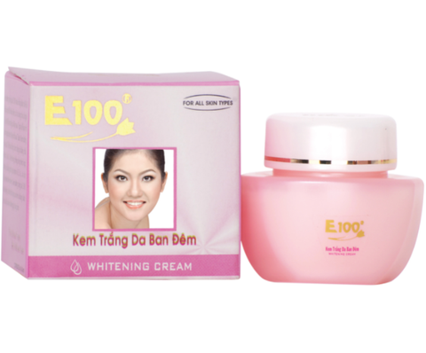 Kem trắng da ban đêm E100