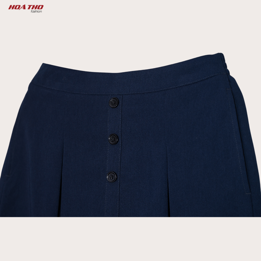  Váy short nút giữa 