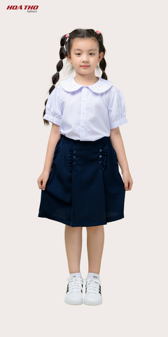  Váy short bèo 6 nút 