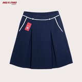  Váy short viền trắng 