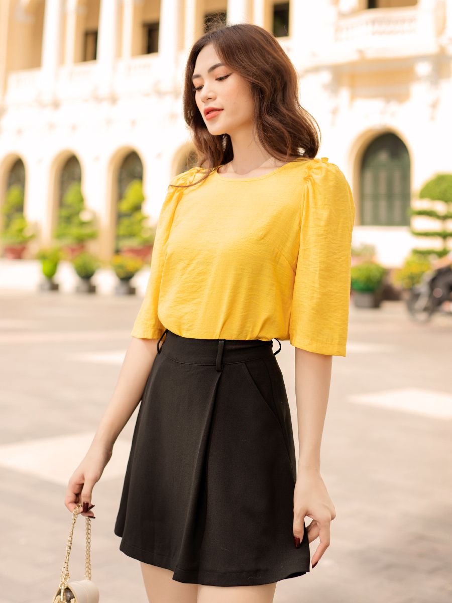 Quần short giả váy QV410110  Queen Fashion