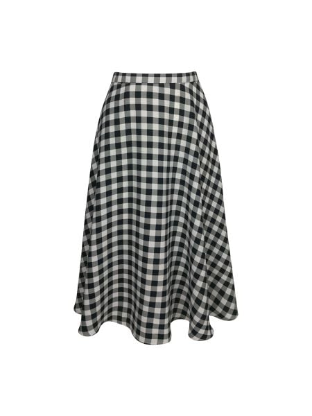  Váy xòe cơ bản, họa tiết caro 0702/3.195 