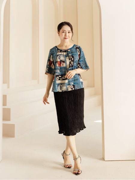  Hạnh Váy dập li 