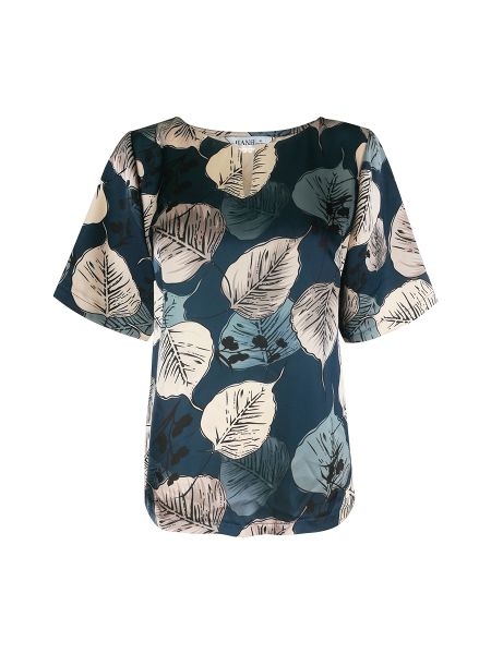  Áo cổ tròn cách điệu, kết hạt, tay ngắn 2474/4.311 