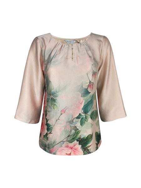  Áo cổ tròn đính bi, tay lửng 2486/4.524 