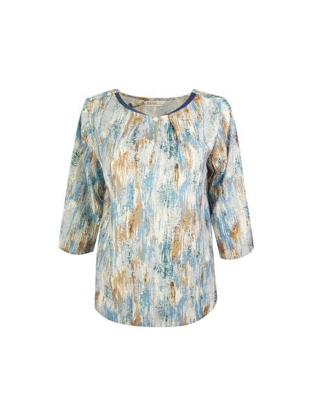  Hạnh Áo cổ xẻ V viền kết hạt, tay lửng 25412/5.269 