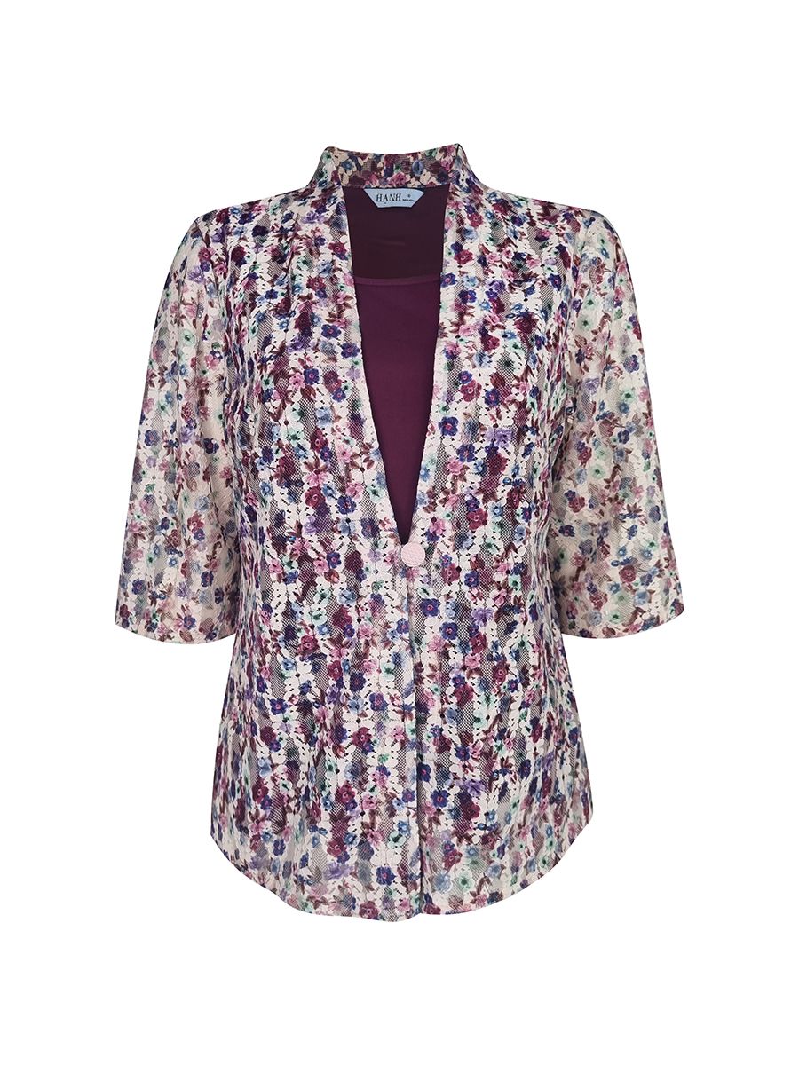  Hạnh Áo ren 2 trong 1, tay lửng 3456/4.55 