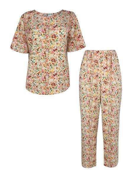  Bộ mặc nhà cổ tròn, quần dài 0470/4.261 