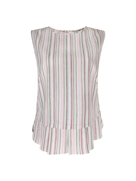  Áo cổ tròn, tà cách điệu, sát nách 406/4.245 