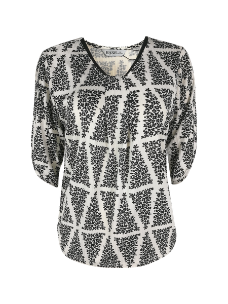  Hạnh Áo thun cổ tim , tay lửng 4416/4.366 