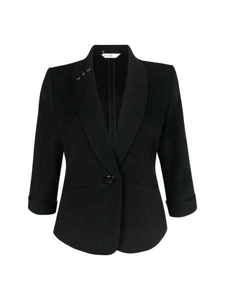  Hạnh Áo vest cổ bo tròn đính nút, tay lửng 4502/4.613 