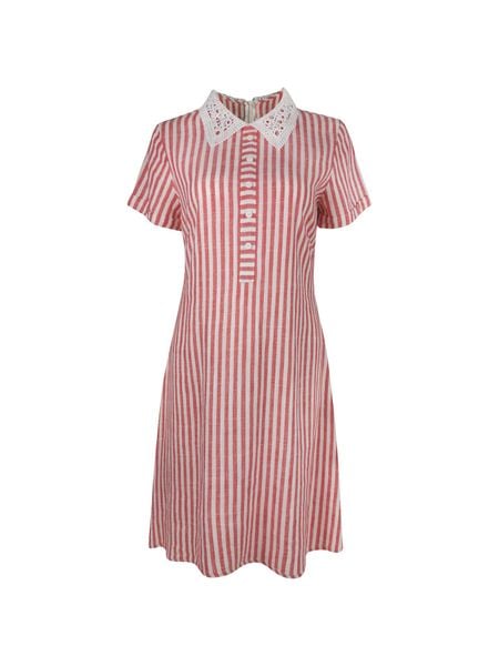  Đầm suông Hạnh cổ ren họa tiết xinh xắn, nữ tính 4625/4.593 