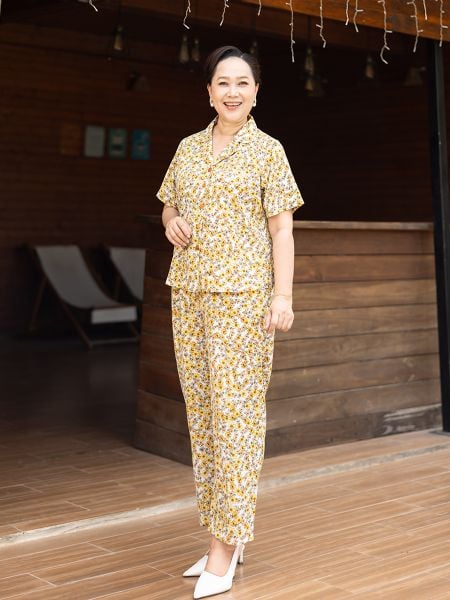  Đồ mặc nhà họa tiết hoa 0437/4.207 