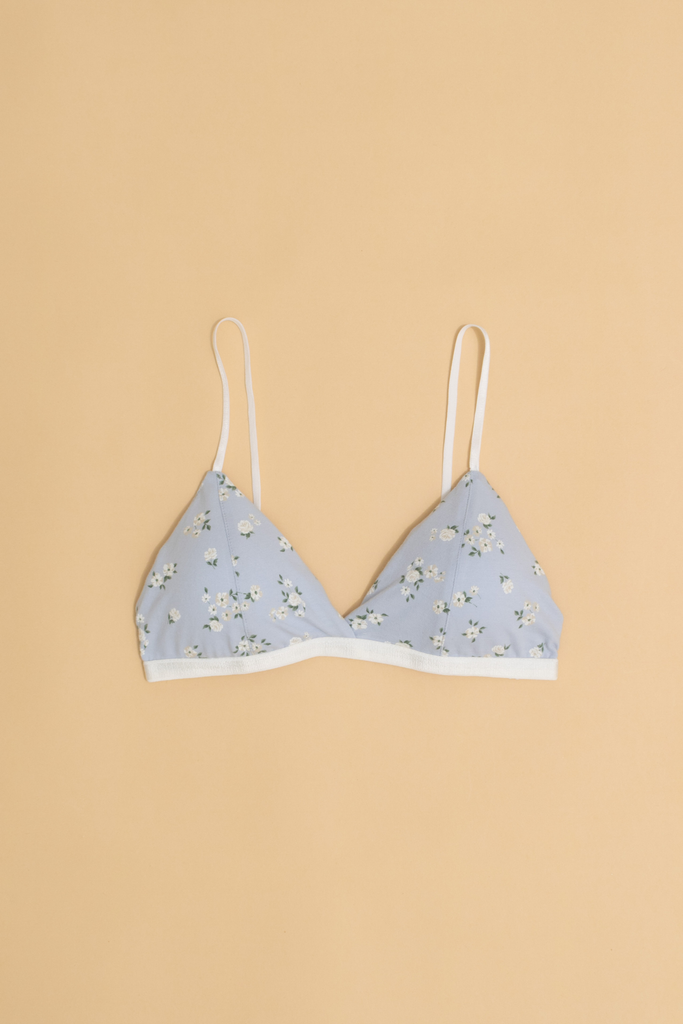 Bralette thun cotton Hoa Xanh