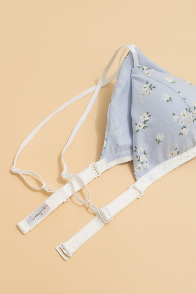 Bralette thun cotton Hoa Xanh