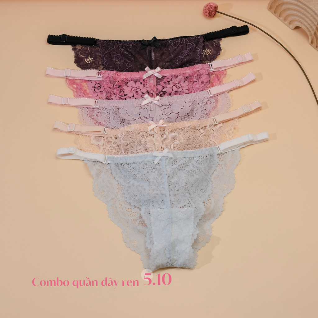Combo 5 Quần Dây Ren