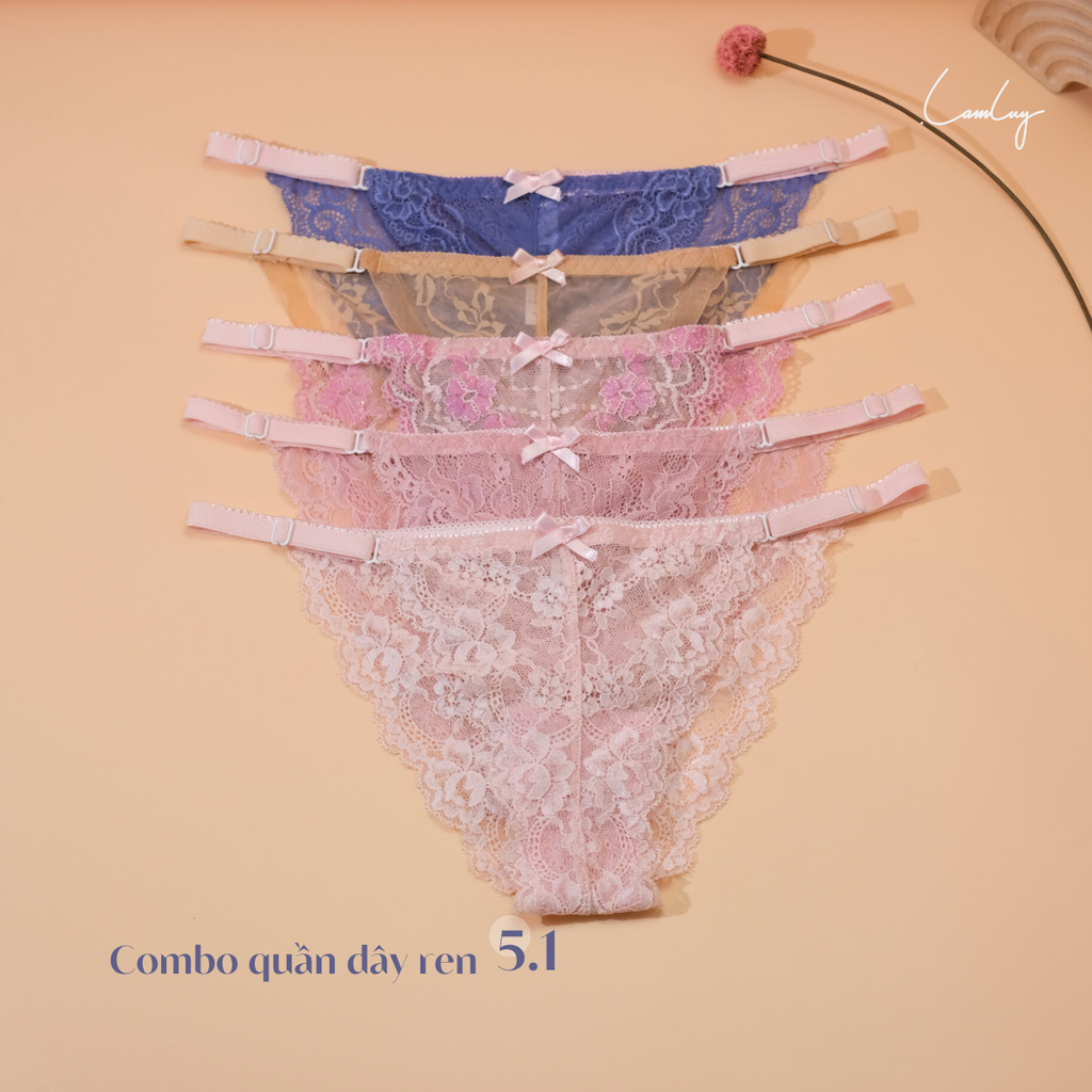 Combo 5 Quần Dây Ren