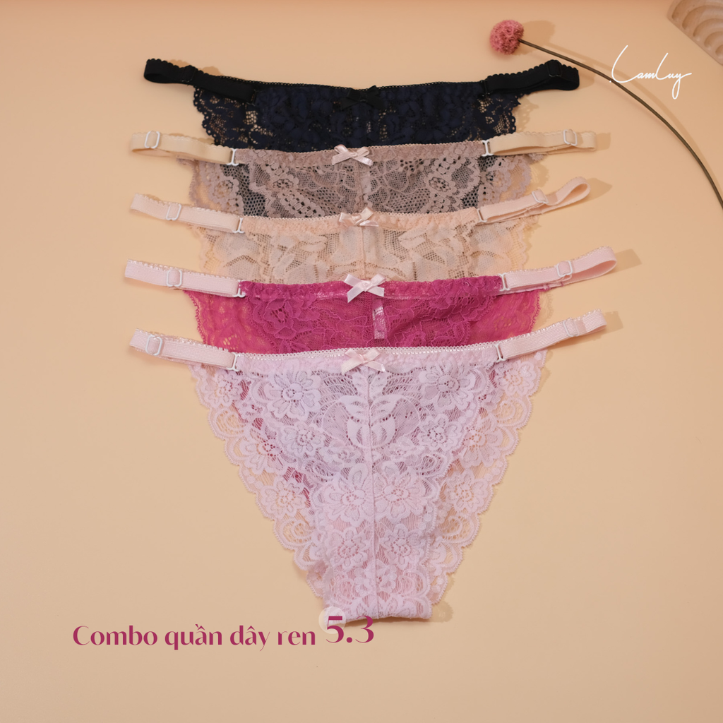 Combo 5 Quần Dây Ren