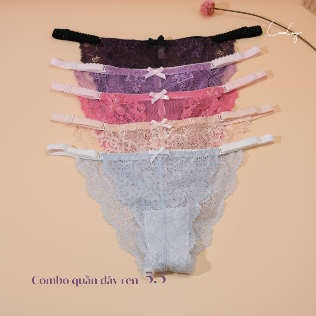 Combo 5 Quần Dây Ren