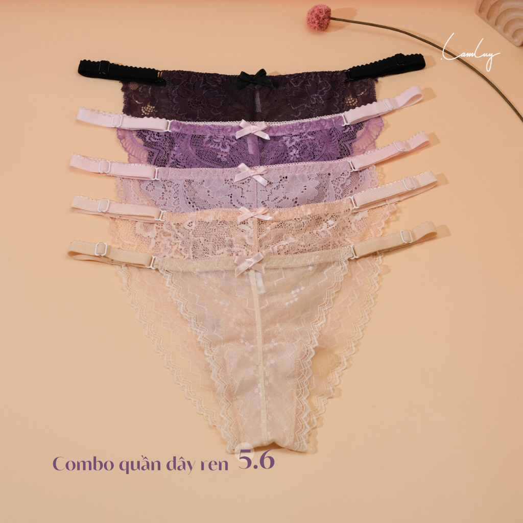 Combo 5 Quần Dây Ren