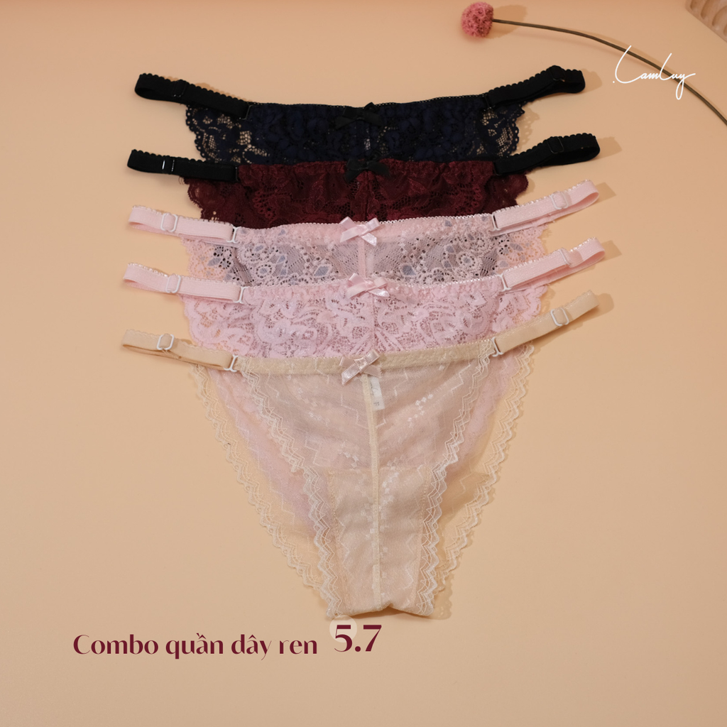 Combo 5 Quần Dây Ren