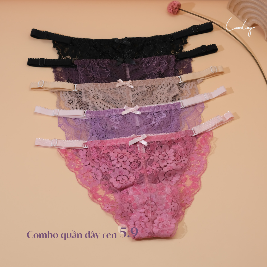 Combo 5 Quần Dây Ren