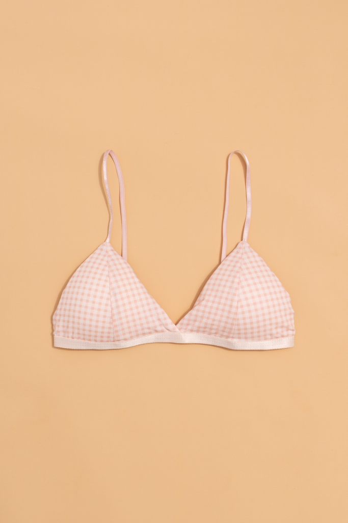 Bralette thun cotton Caro Hồng