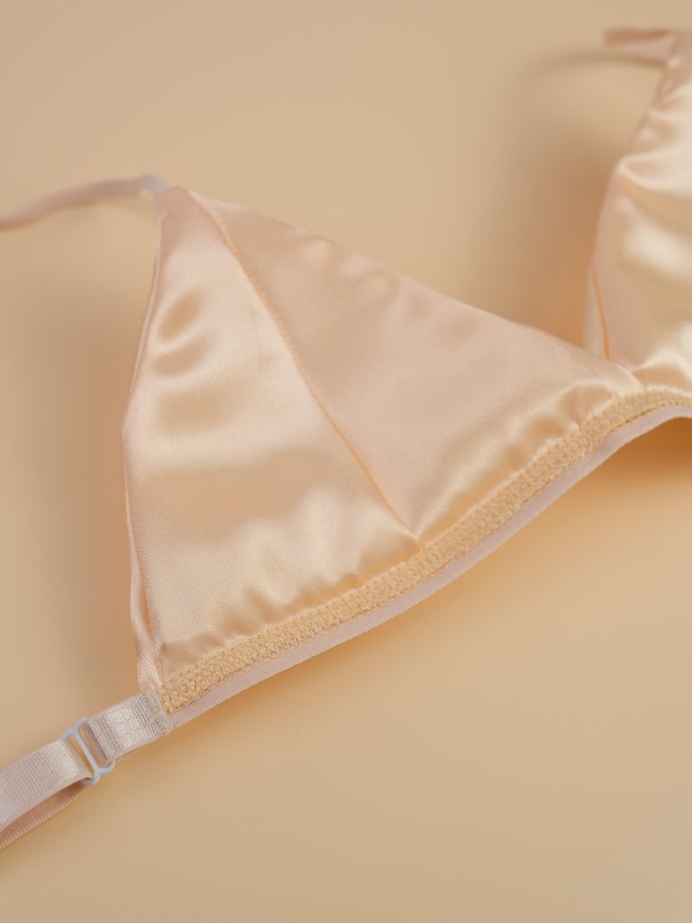 Bralette Lụa Kem V1