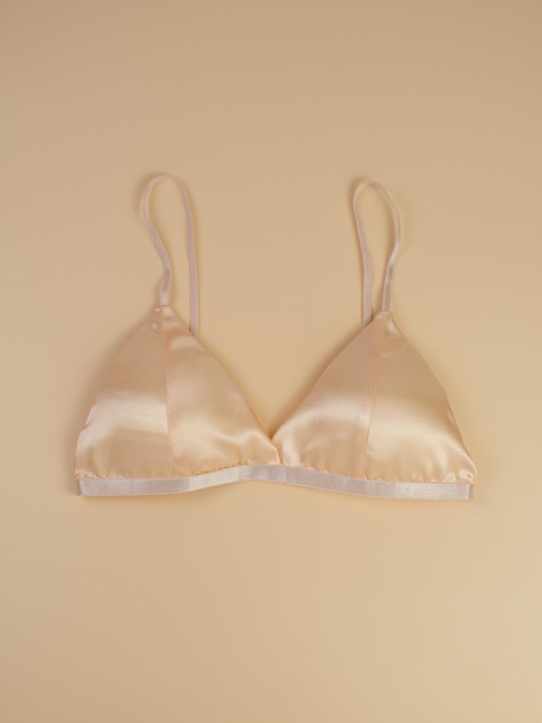 Bralette Lụa Kem V1