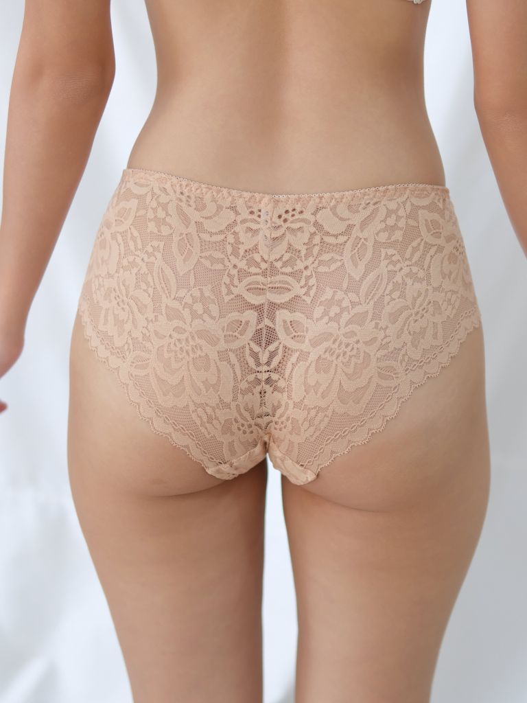 Quần Full Mông Ren Nude Đậm V2