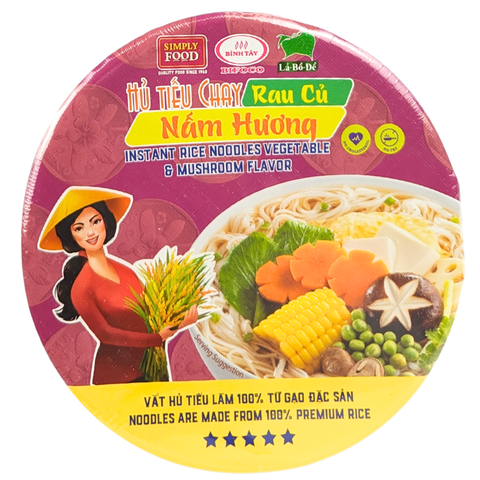  Hủ Tiếu Chay Rau Củ Nấm Hương 75g 