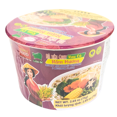  Hủ Tiếu Chay Rau Củ Nấm Hương 75g 