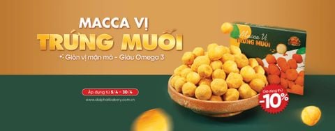  Macca vị trứng muối 