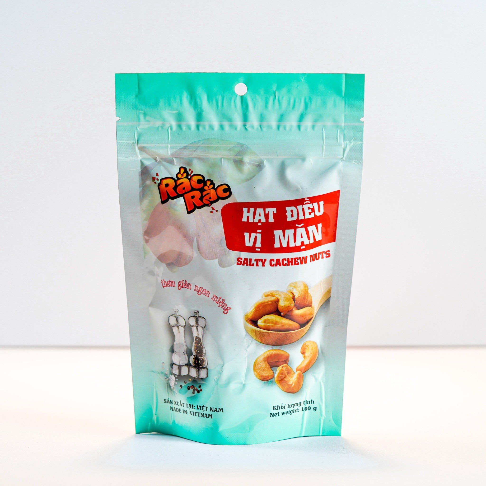  Hạt điều gói 100g vị mặn 