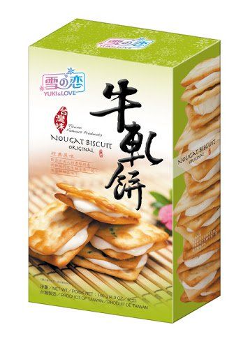  BÁNH QUY NHÂN KEM HÀNH LÁ NOUGAT 112G 