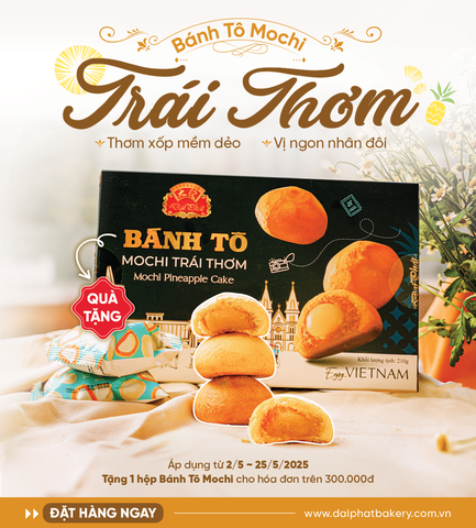  Bánh Tô Mochi Trái Thơm 