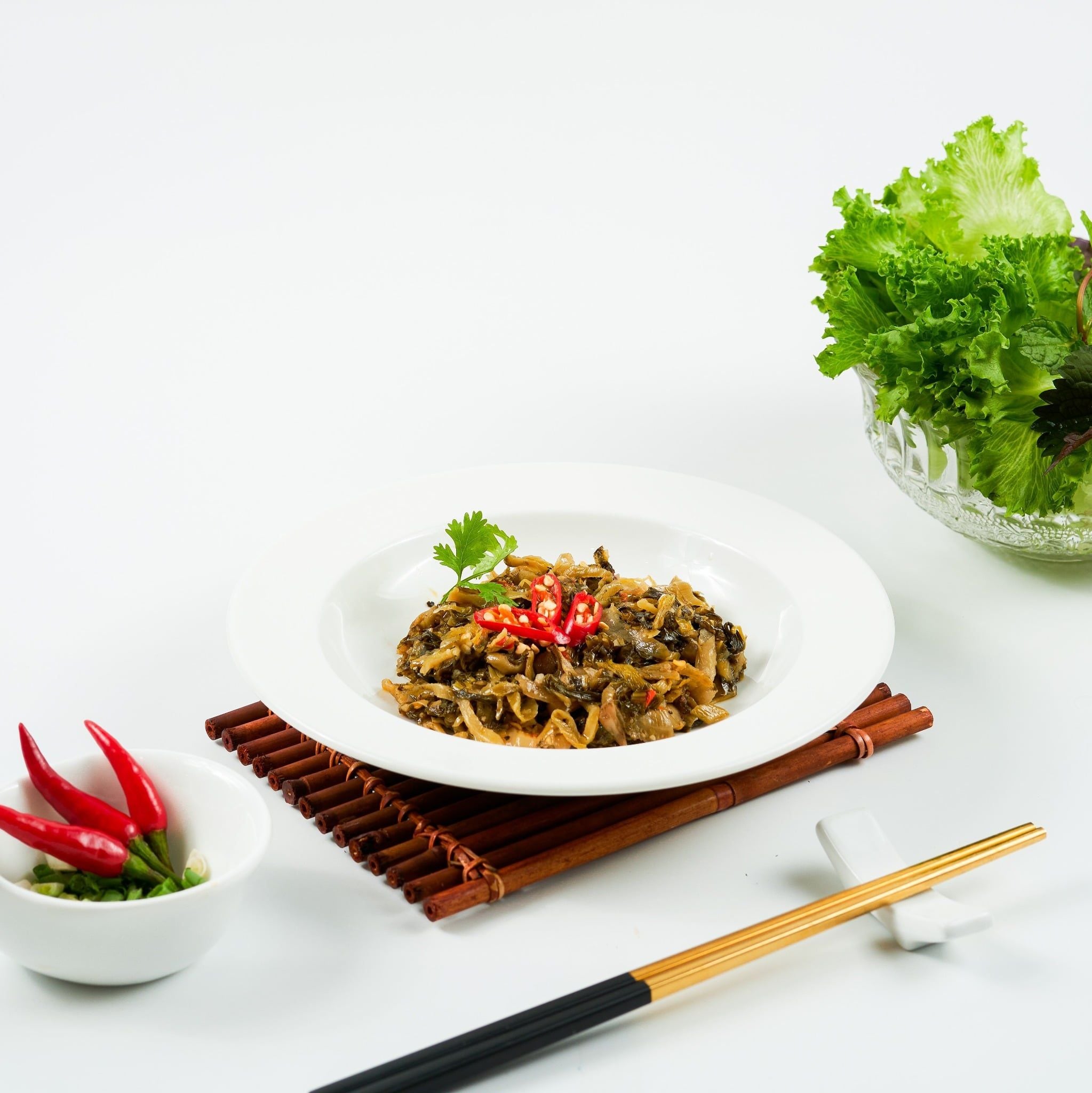  Dưa cải chua xào 