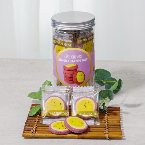  Bánh Cookies Anna Chanh Dây 216g 