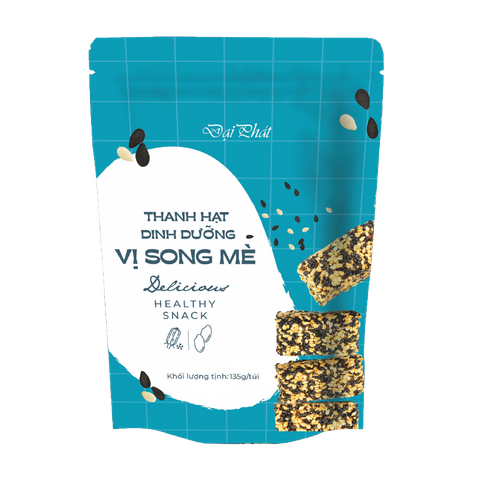  Thanh Hạt Dinh Dưỡng Vị Song Mè 135g ( Túi ) 