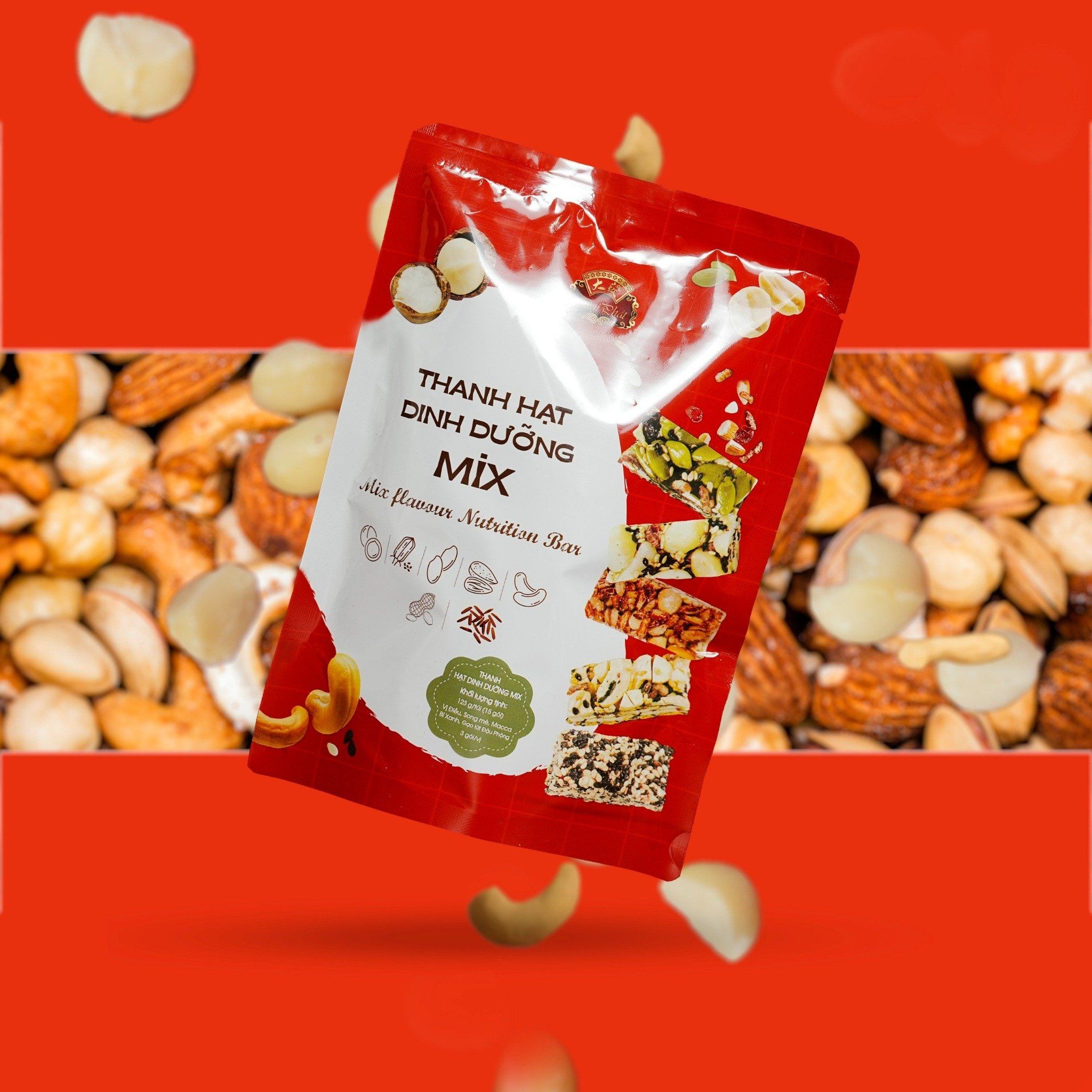  Thanh Hạt Dinh Dưỡng Vị Mix 123g ( Túi ) 