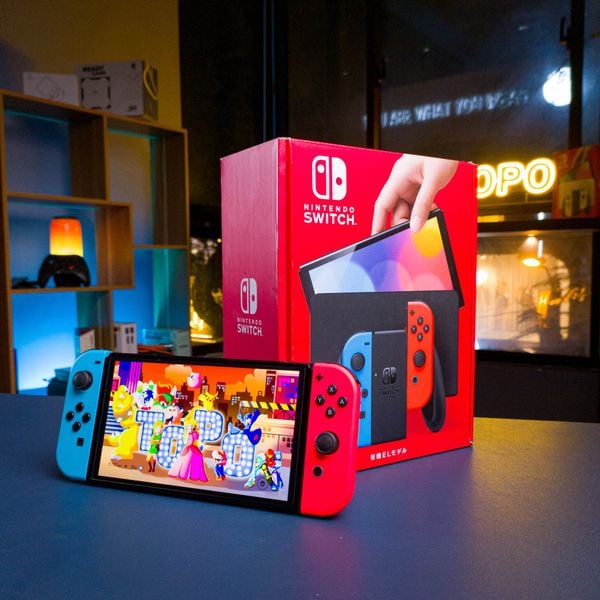  Nintendo Switch Oled Fullbox (Mod Chip) - Cài sẵn game /android app/retro game 