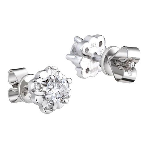  Bông Tai Nữ Kim cương Moissanite BT204 