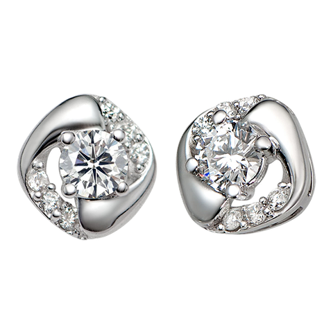  Bông Tai Nữ Kim cương Moissanite BT205 