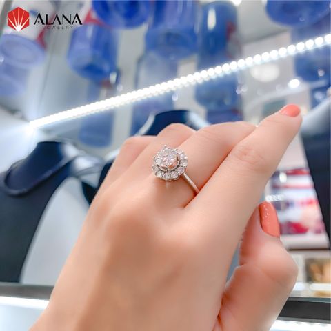  Nhẫn nữ Kim cương Moissanite NN103 