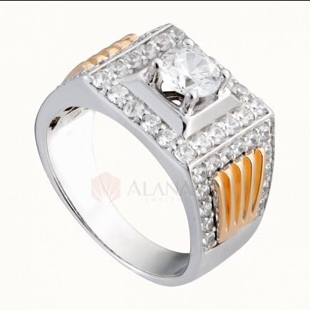  Nhẫn nam kim cương Moissanite NBA212 