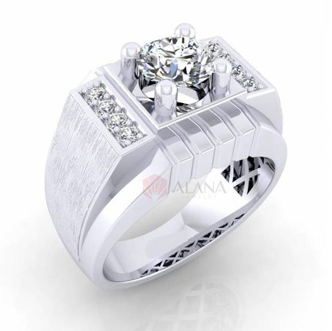  Nhẫn nam kim cương Moissanite NBA215 