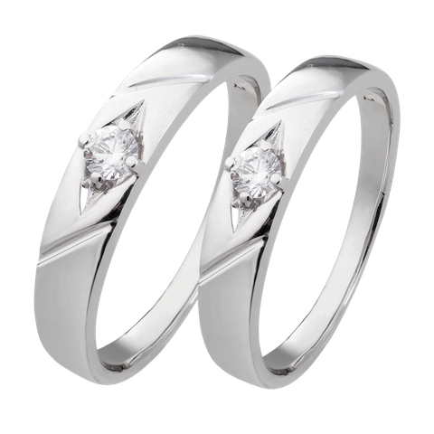  Nhẫn cưới kim cương Moissanite NC103 