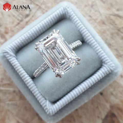  Nhẫn nữ Kim cương Moissanite NN151 