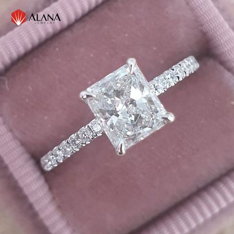  Nhẫn nữ Kim cương Moissanite NN155 