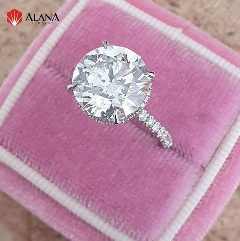  Nhẫn nữ Kim cương Moissanite NN158 